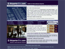Tablet Screenshot of airports-site.com